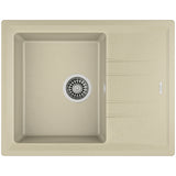 Chiuveta de bucatarie Teka STONE 45 S-TG, 650 x 510, Incorporat, Reversibila, Bej