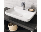 Lavoar Ceramic, Fackelmann Candia, pe Blat, 60 cm, Alb