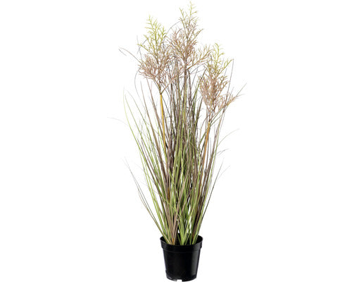 Planta Artificiala Iarba Calamagrostis Acutiflora In Ghiveci H 83 Cm