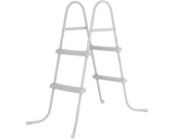 Scara piscina Bestway, otel, 84 cm, gri