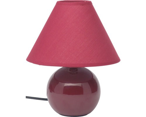 Veioza Primo E14 Max. 1x40w, Ceramica/rosu Burgundy