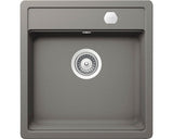 Chiuveta Bucatarie Cu O Cuva Schock Mono N-100s 49x51 Cm, Fara Picurator, Cristadur Silverstone