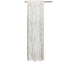 Perdea Cu Rejansa Flora Alb-gri 140x240 Cm