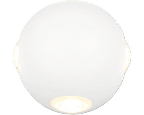 Aplica Cu Led Integrat Avisio 4x2w 250 Lumeni, Pentru Exterior Ip54, Alb Mat