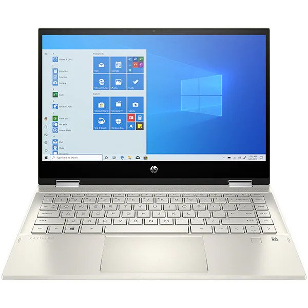 Laptop 2 in 1 HP Pavilion x360 14-dw1016na, Intel Core i7-1165G7 pana la 4.7Ghz, 14" Full HD Touch, 16GB, SSD 1TB, Intel Iris Xe, Windows 10 Home, Argintiu
