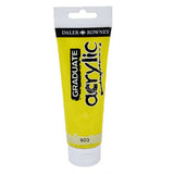 Vopsea acrilica, Daler-Rowney, 120 ml, 120 ml, Galben primar 603