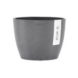 Ghiveci din plastic reciclat Ecopots Stockholm, 16 cm, Gri