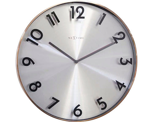 Ceas Perete Nextime Reflection Cupru/argintiu Ø 40 Cm