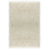 Covor sintetic cu fir lung Shiny PE 1039-1-34100, 60x110cm, Alb, Model Modern