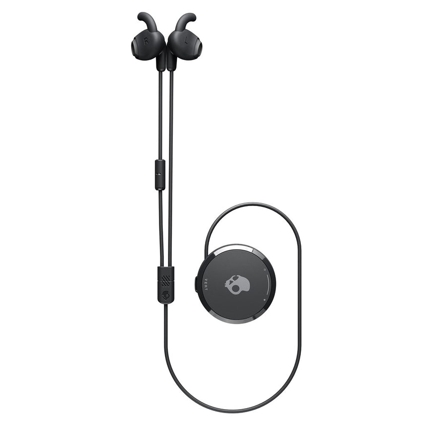 Casti Audio Sport In Ear Skullcandy Vert, Wireless, Bluetooth, Microfon, Autonomie 10 ore, Black Gray