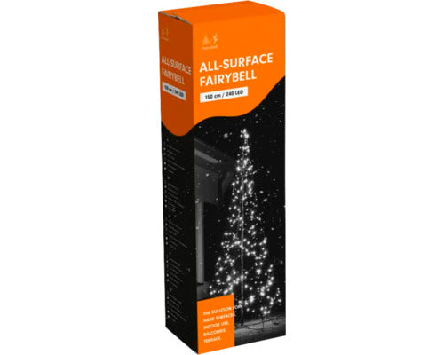 Brad Craciun 320 Led-uri H 300 Cm Alb Cald