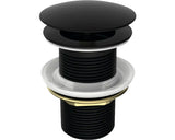 Ventil Jungborn Click-clack 1 1/4", Pentru Lavoar Omega, Lambda Si Iota, Negru Mat