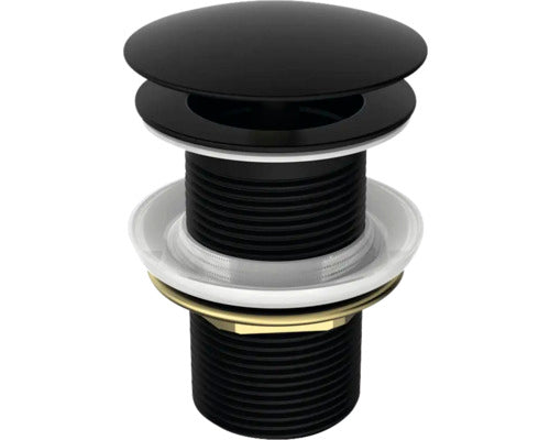 Ventil Jungborn Click-clack 1 1/4", Pentru Lavoar Omega, Lambda Si Iota, Negru Mat