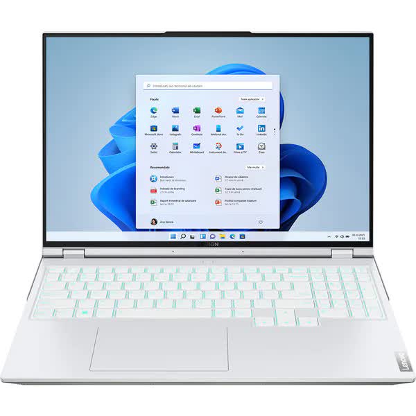 Laptop Gaming LENOVO Legion 5 Pro 16IAH7H, Intel Core i7-12700H pana la 4.7GHz, 16" WQXGA, 16GB, SSD 512GB, NVIDIA GeForce RTX 3060 6GB, Windows 11 Home, Alb