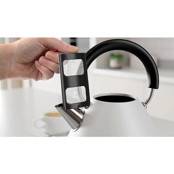 Fierbator de Apa MORPHY RICHARDS Venture Pyramid 100134EERROM, 1.5l, 2200W, Alb-Argintiu
