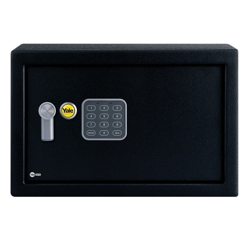 Seif electronic mediu cu alarma cu cifru Yale YEC/250/DB1, 250x350x250 mm, otel