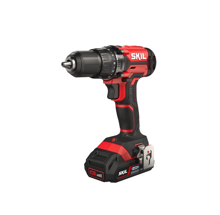 Masina de Gaurit si Insurubat SKIL 3008 HA, 18V, 2 Acumulatori 2 Ah, 1450RPM, 50Nm, Mandrina Rapida, Rosu