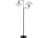 Lampadar Vario E27 Max. 2x60w, Negru/Metal