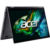 Laptop 2 in 1 ACER Aspire 5 Spin 14 A5SP14-51MTN-55UK, Intel Core I5-1335U pana la 4.6GHz, 14" WUXGA, 16GB, SSD 512GB, Intel Iris Xe, Free DOS, Gri