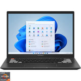 Laptop ultraportabil ASUS VivoBook Pro 14X OLED M7400QE cu procesor AMD Ryzen™ 7 5800H, 14", 2.8K, 16GB, 1TB SSD, NVIDIA® GeForce® RTX 3050Ti 4GB, Windows 11 Home, Black