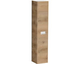 Dulap baie inalt suspendat Cubo, 2 usi, PAL, 30x130 cm, stejar salbatic