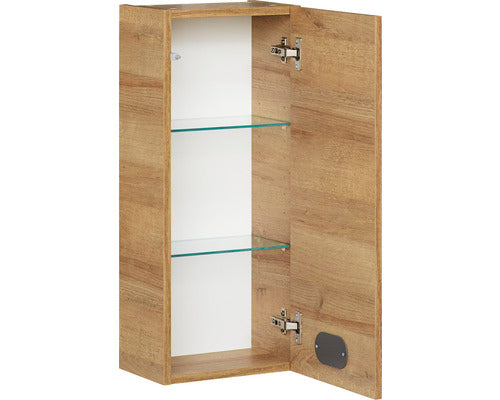 Dulap baie suspendat pelipal Quick Set 353, 1 usa, PAL, 70x30 cm, stejar Riviera