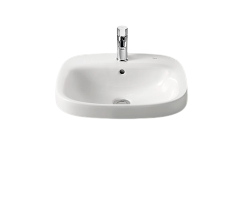 Lavoar cu incastrare in blat Roca Debba 50x41 cm alb