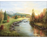 Tablou Canvas Autumn Landscape 84x116 Cm