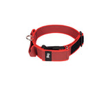 Zgarda Julius-k9 Cu Maner Nailon 40 Mm 38-53 Cm Rosu