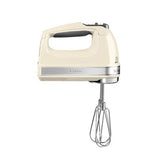 Mixer de mana cu 9 viteze, 85W, Almond Cream - KitchenAid