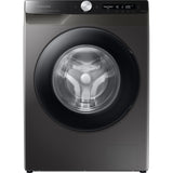 Masina de spalat rufe Slim Samsung WW80A6S28AX/S7, 8 kg, 1200 RPM, Clasa E, AI Control, Steam, Quick Bubble, Wifi, Inox