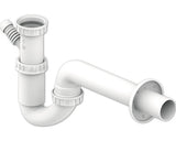 Sifon Chiuveta “u” Easykit Ø40x1 1/2″ Cu Racord Pentru Masina De Spalat