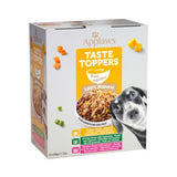 Set Hrana Umeda pentru caini, Applaws Taste Toppers cu pui, 8 x 156 gr