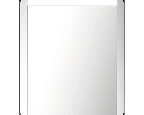 Dulap Baie Cu Oglinda Jokey Tromsö, Cu Iluminare, Pal/aluminiu, 63x68, 5 Cm, Aluminiu, Ip 20