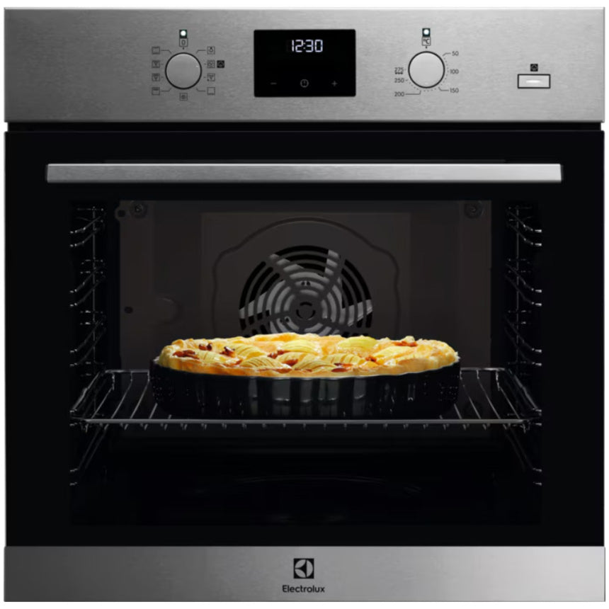 Cuptor incorporabil Electrolux EOD3F50TX, Electric, 72 l, Autocuratare catalitica, SteamBake, Timer cu display electronic, Grill, Clasa A, Inox antiamprenta