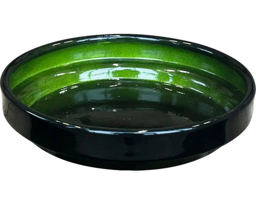 Farfurie Ghiveci Upcycle Ø 18 Cm Metal Gri Verde