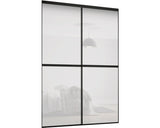 Usa Glisanta Minimalist Gri/negru 1,5x2,4 M