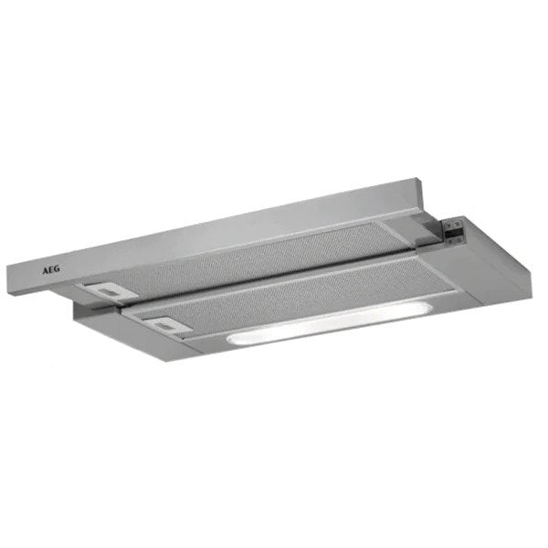 Hota incorporabila telescopica AEG, Putere de absorbtie 647 mc/h, 1 motor, 3 viteze, 60 cm