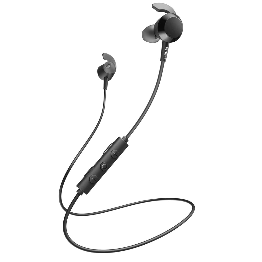 Casti Audio In-Ear Philips, TAE4205BK/00, Bluetooth, Autonomie 10h, Negru