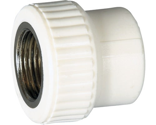Racord Ppr Alb Cu Filet Metalic Interior 40x1 1/4”