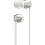 Casti SONY WIC310, Bluetooth, In-Ear, Microfon, Alb