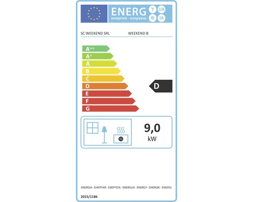 Semineu Pe Lemne Weekend Cu Bolta 9 Kw 3, 4 Kg/h 97x44, 5x37, 5 Cm
