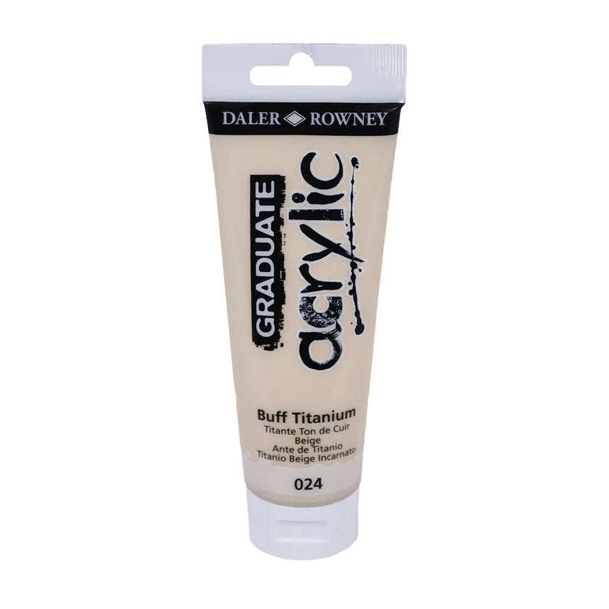 Culoare acrilica Graduata Daler Rowney - Buff Titanium - 120 ml