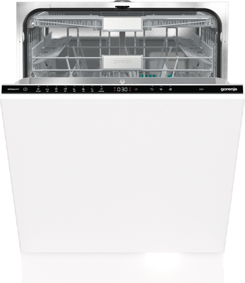 Masina de Spalat Vase Incorporabila GORENJE GV693C61AD, 16 seturi, 7 programe, 60 cm, Clasa C, Panou Comanda Negru