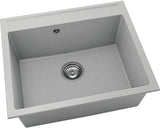 Chiuveta Bucatarie Cu O Cuva Fat Avangard 227 60x51 Cm, Fara Picurator, Fatgranit Grey