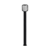 Stalp exterior, RAVELLO, EGLO, E27, 1x28W, otel zincat, negru, plastic, alb, 110 x 16.5 x 11.5 cm, IP44