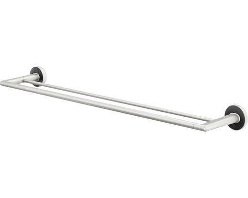 Suport Prosop Baie Tiger Cooper, Tip Bara, Cu 2 Brate, 65, 2 Cm, Inox/negru