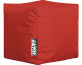 Taburet Puf Sitting Point Forma Cub Scuba Rosu 40x40x40 Cm