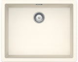 Chiuveta Bucatarie Cu O Cuva Schock Greenwich N-100l 55,6x45,6 Cm, Fara Picurator, Montare Pe/sub Blat, Cristadur Magnolia