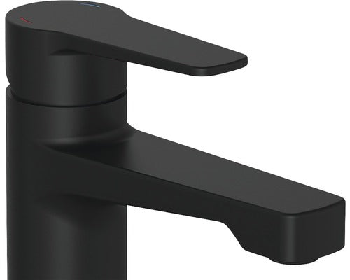Baterie lavoar monocomanda AVITAL Tay ventil Push-Open negru mat